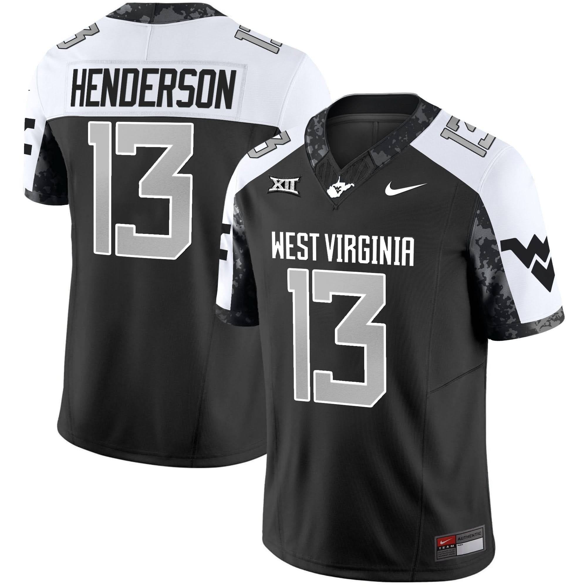 West Virginia Mountaineers 2025 Coal Rush Vapor Limited Jersey - All Stitched - Image 3
