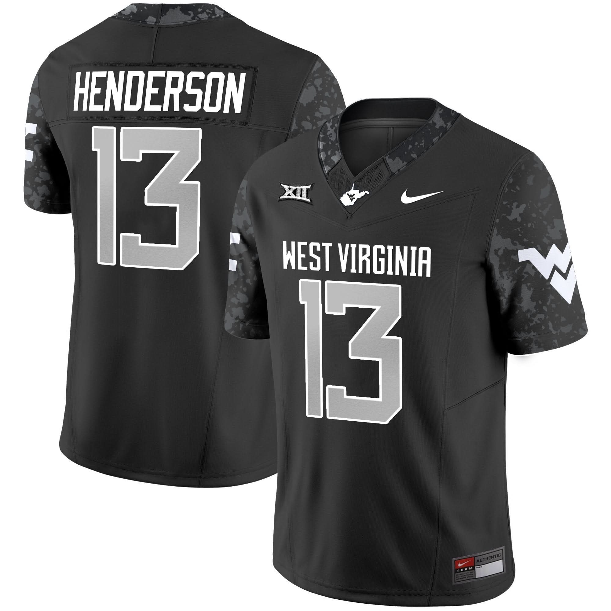 West Virginia Mountaineers 2025 Coal Rush Vapor Limited Jersey - All Stitched - Image 10