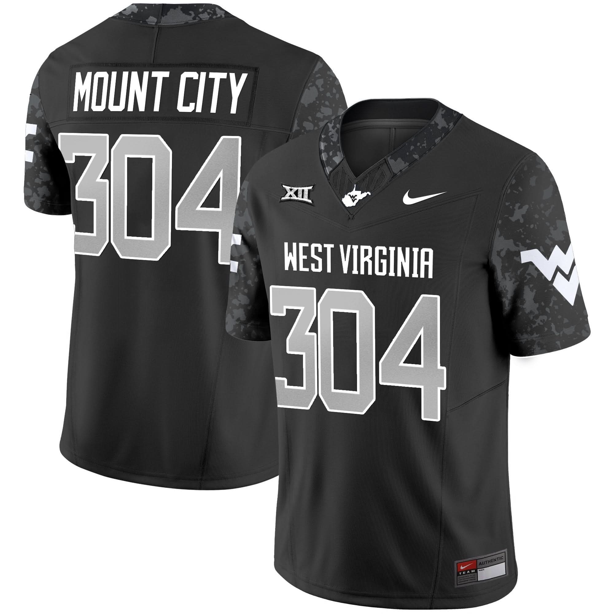 West Virginia Mountaineers 2025 Coal Rush Vapor Limited Jersey - All Stitched - Image 9