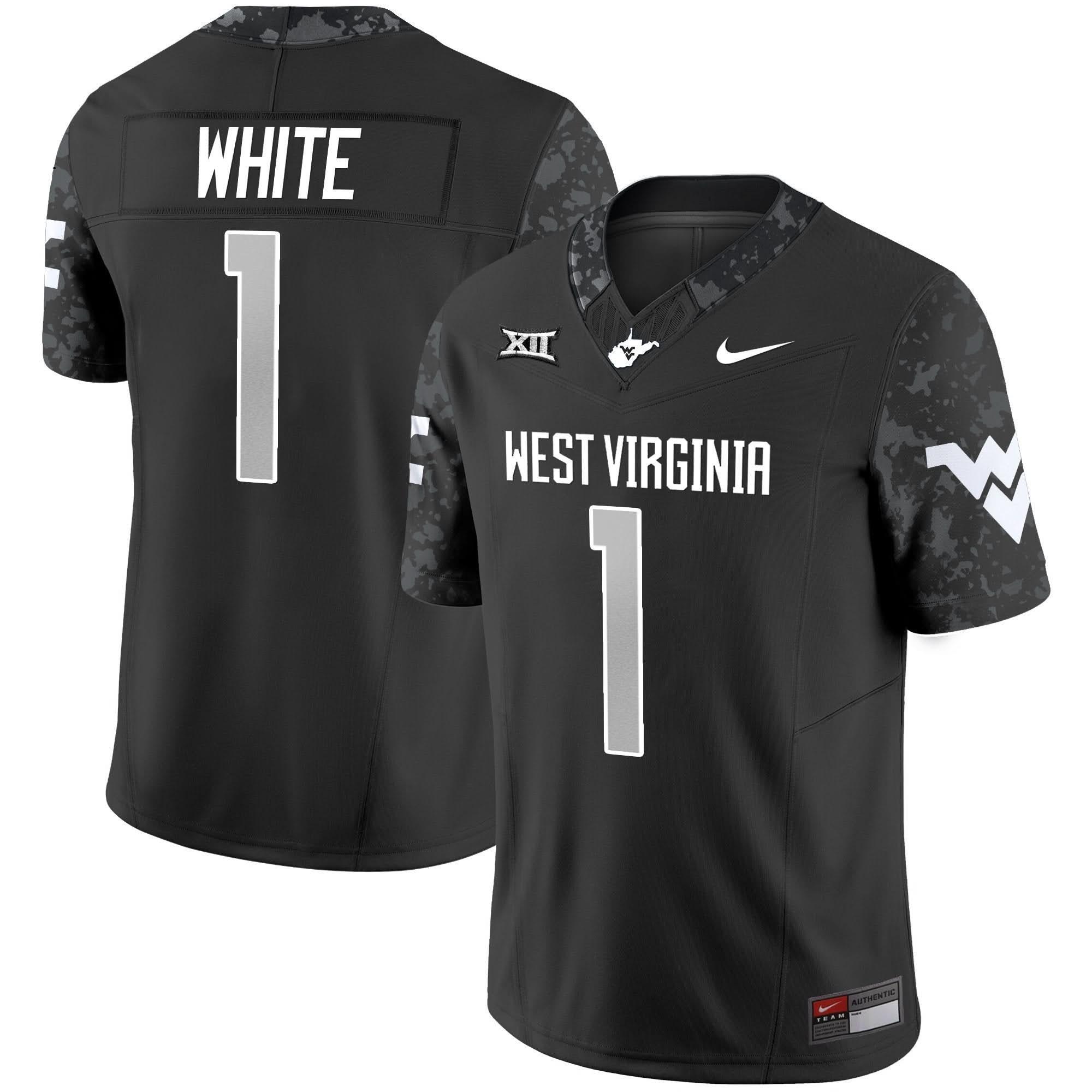 West Virginia Mountaineers 2025 Coal Rush Vapor Limited Jersey - All Stitched - Image 11
