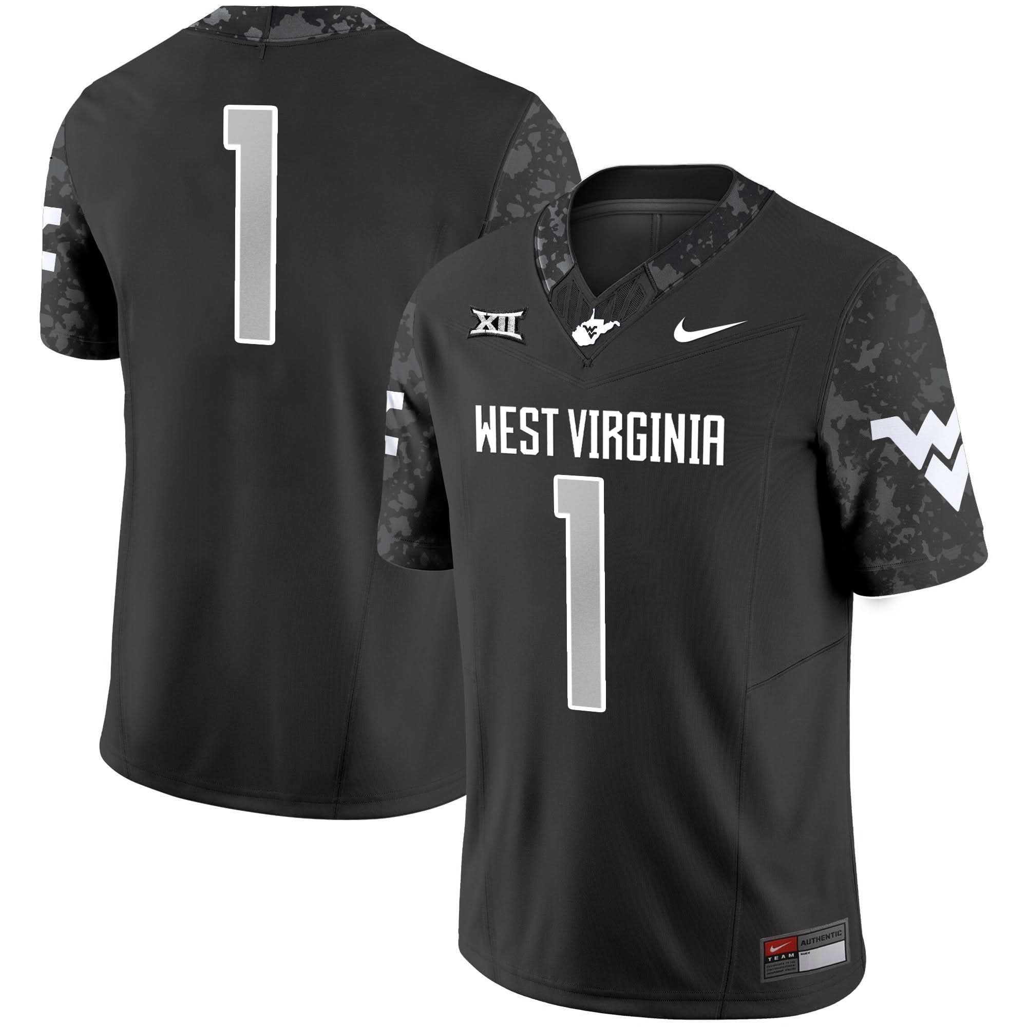 West Virginia Mountaineers 2025 Coal Rush Vapor Limited Jersey - All Stitched - Image 15