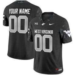 Custom West Virginia Mountaineers Jersey 2025 Coal Rush Vapor Limited All Stitched