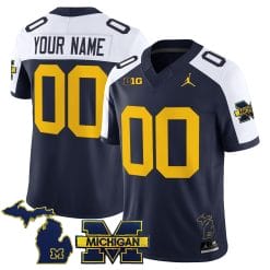 Custom Michigan Wolverines Jersey Name, Number 2025 Vapor Limited All Stitched