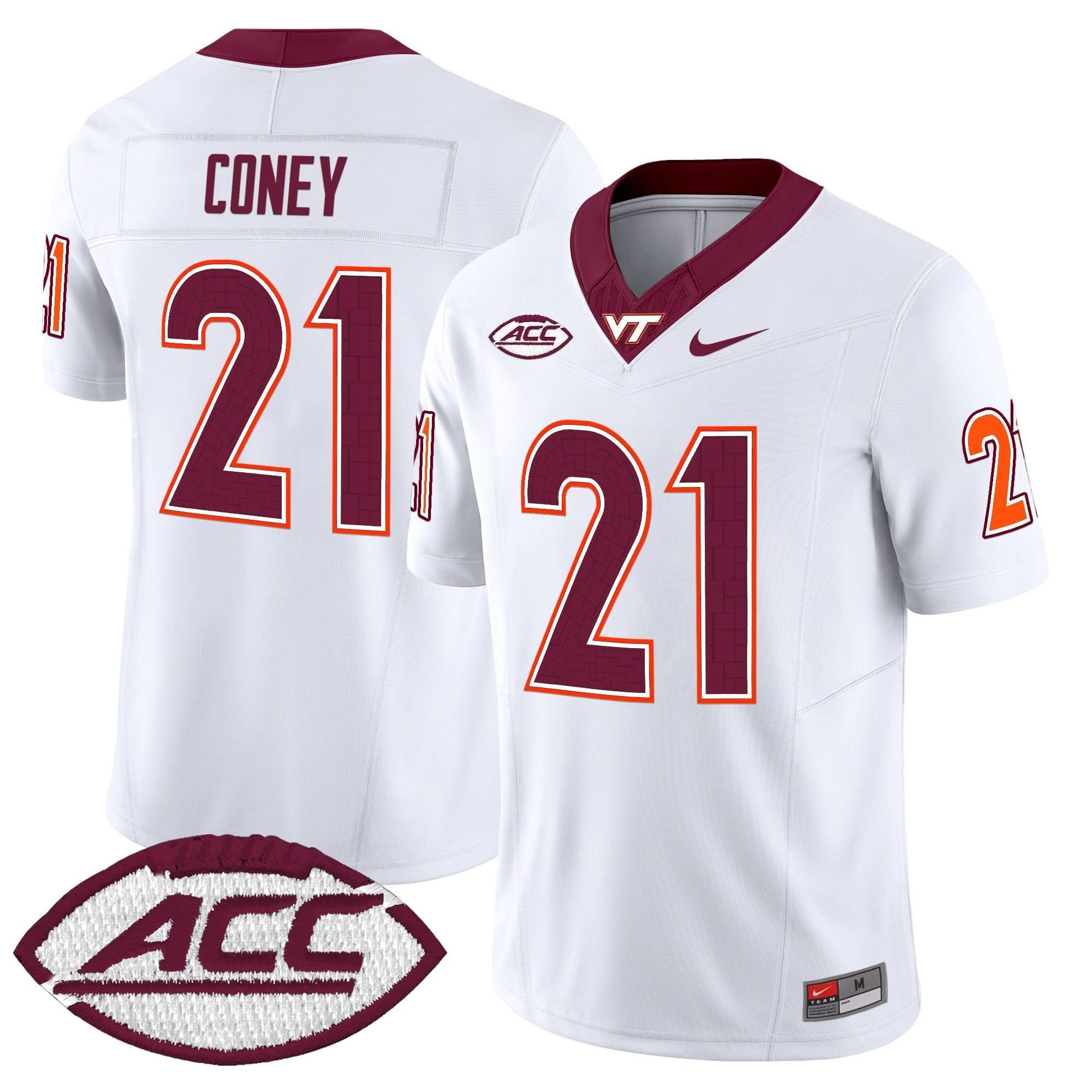 Virginia Tech Hokies 2025 Vapor Limited Jersey - All Stitched - Image 33