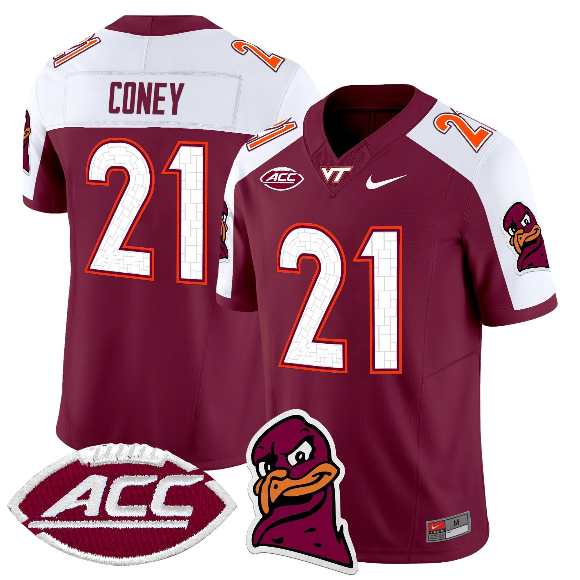 Virginia Tech Hokies 2025 Vapor Limited Jersey - All Stitched - Image 16