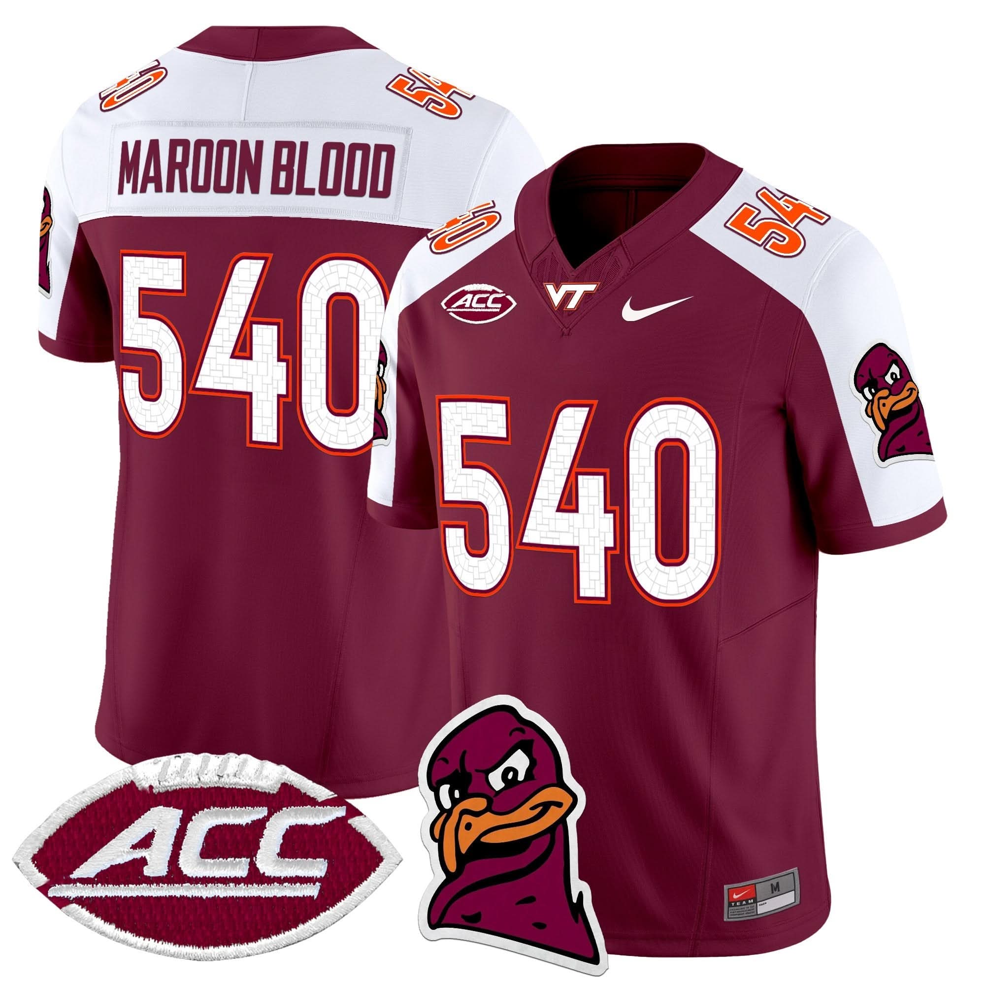 Virginia Tech Hokies 2025 Vapor Limited Jersey - All Stitched - Image 10