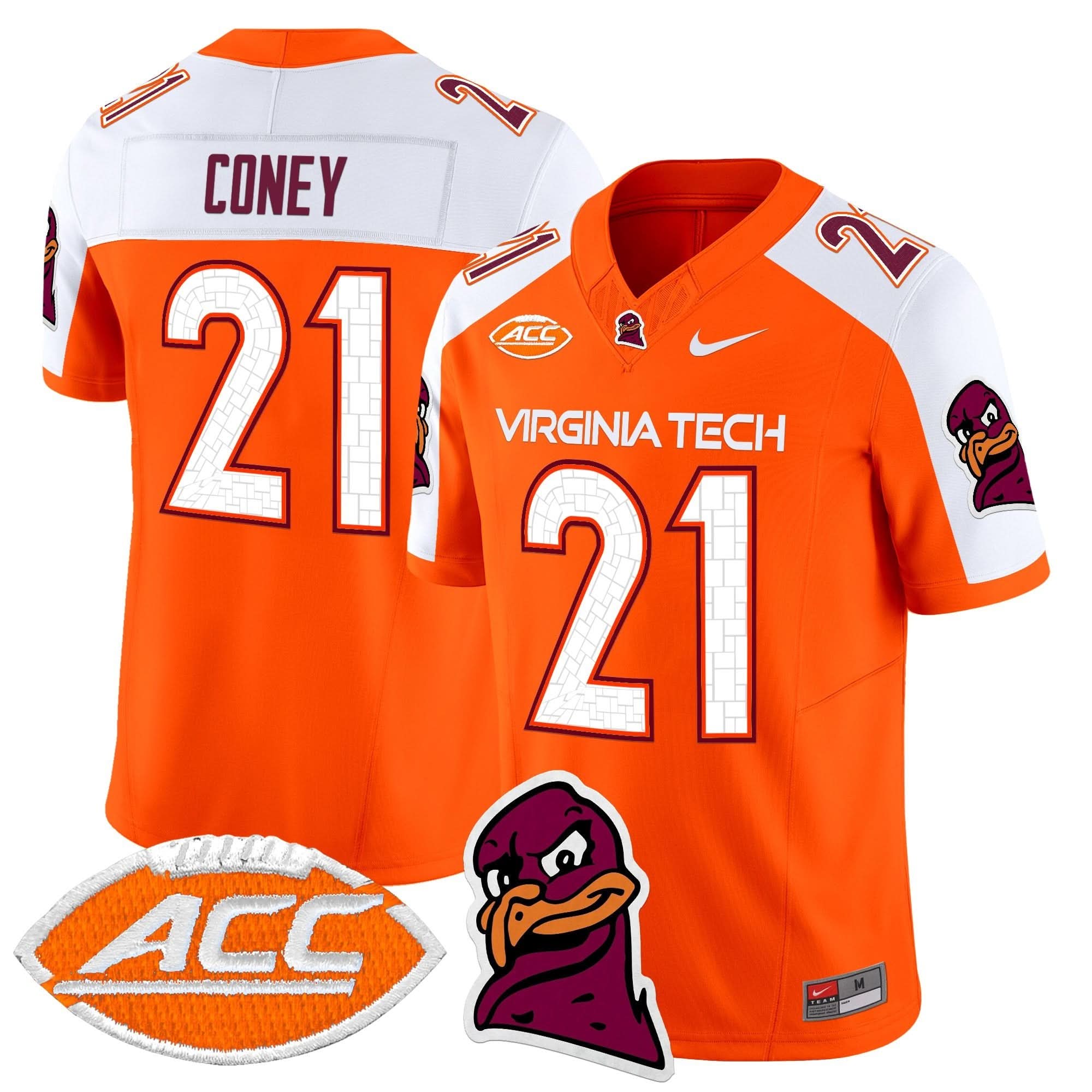 Virginia Tech Hokies 2025 Vapor Limited Jersey - All Stitched - Image 25
