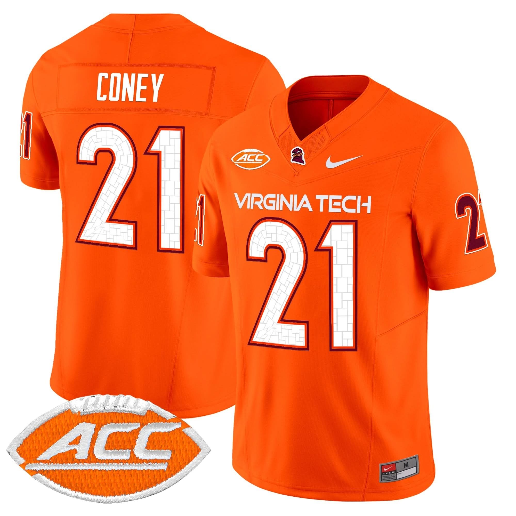 Virginia Tech Hokies 2025 Vapor Limited Jersey - All Stitched - Image 7