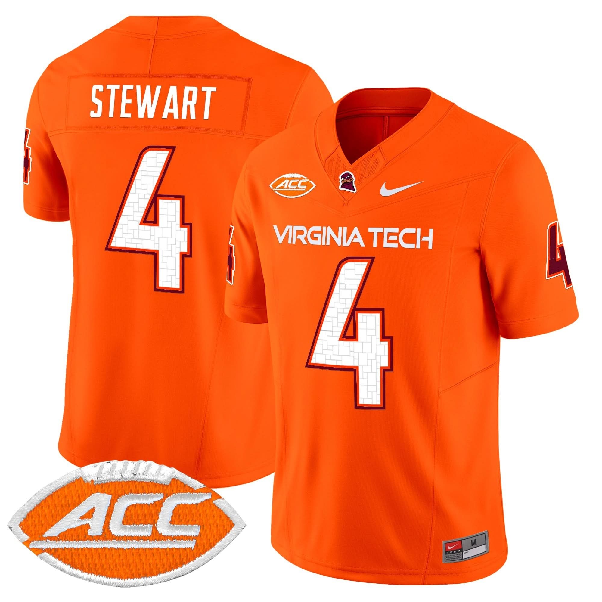 Virginia Tech Hokies 2025 Vapor Limited Jersey - All Stitched - Image 6
