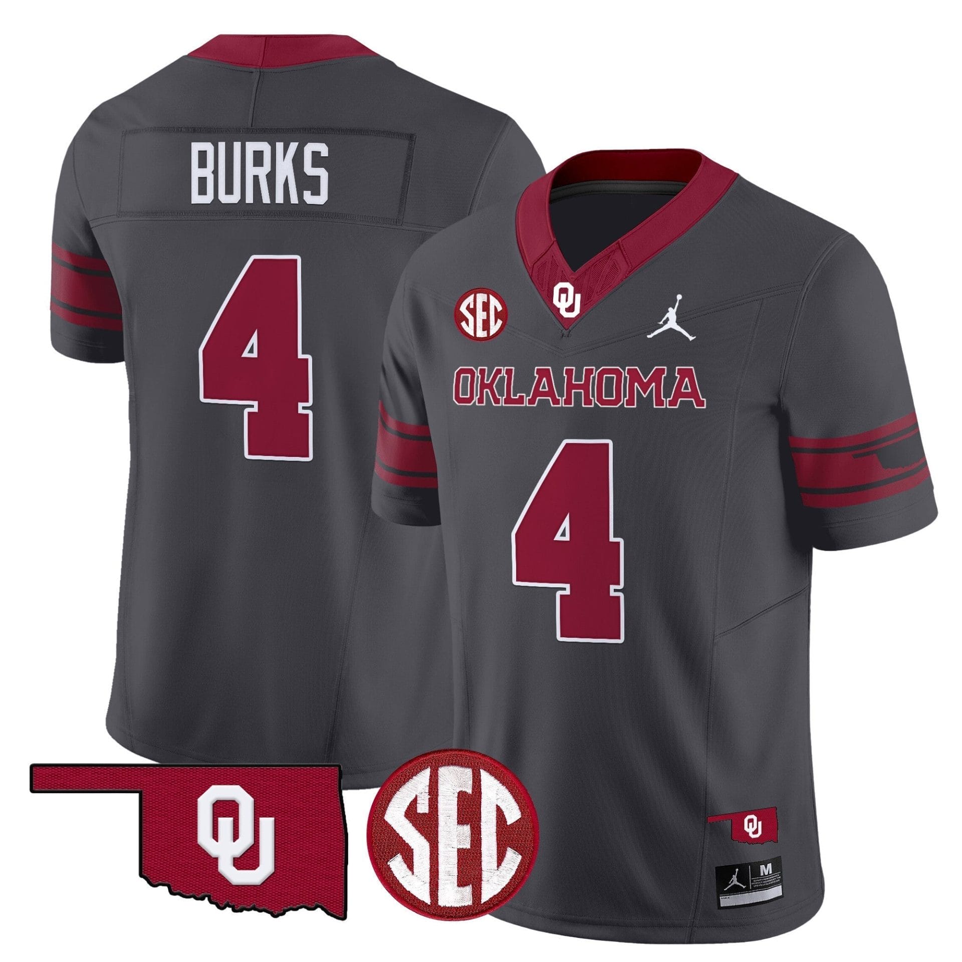 Oklahoma Sooners 2025 Vapor Limited Jersey - All Stitched - Image 41