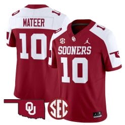 Oklahoma Sooners 2025 Vapor Limited Jersey - All Stitched