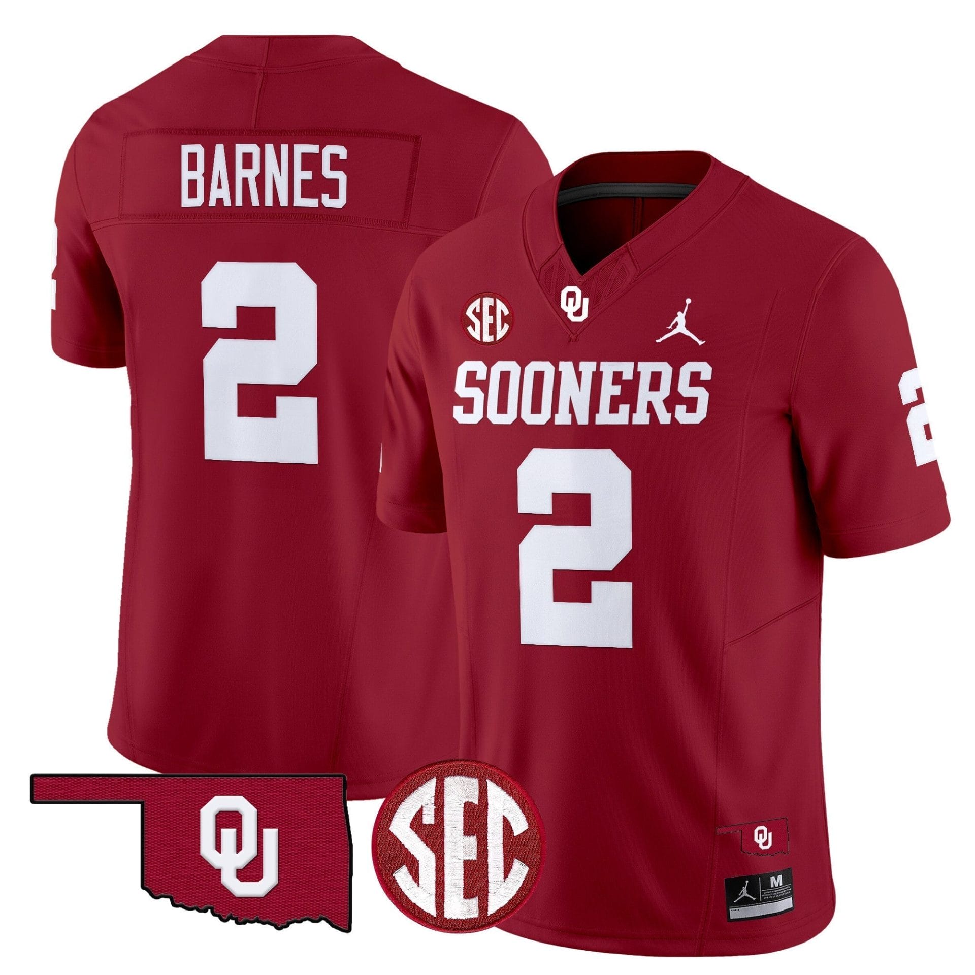 Oklahoma Sooners 2025 Vapor Limited Jersey - All Stitched - Image 7