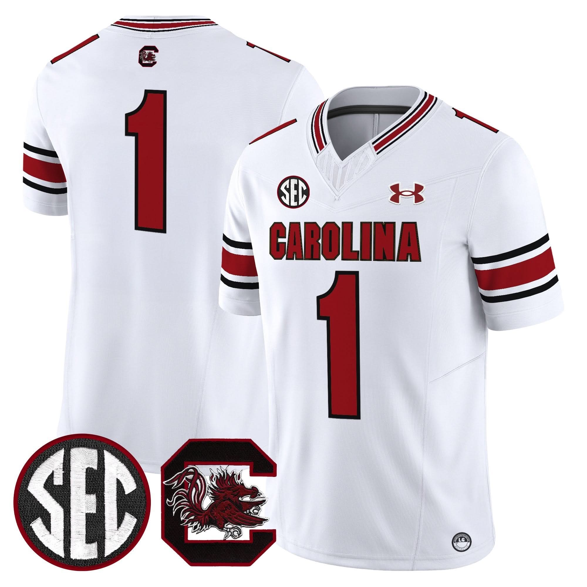 South Carolina Gamecocks 2025 Vapor Limited Jersey - All Stitched - Image 40