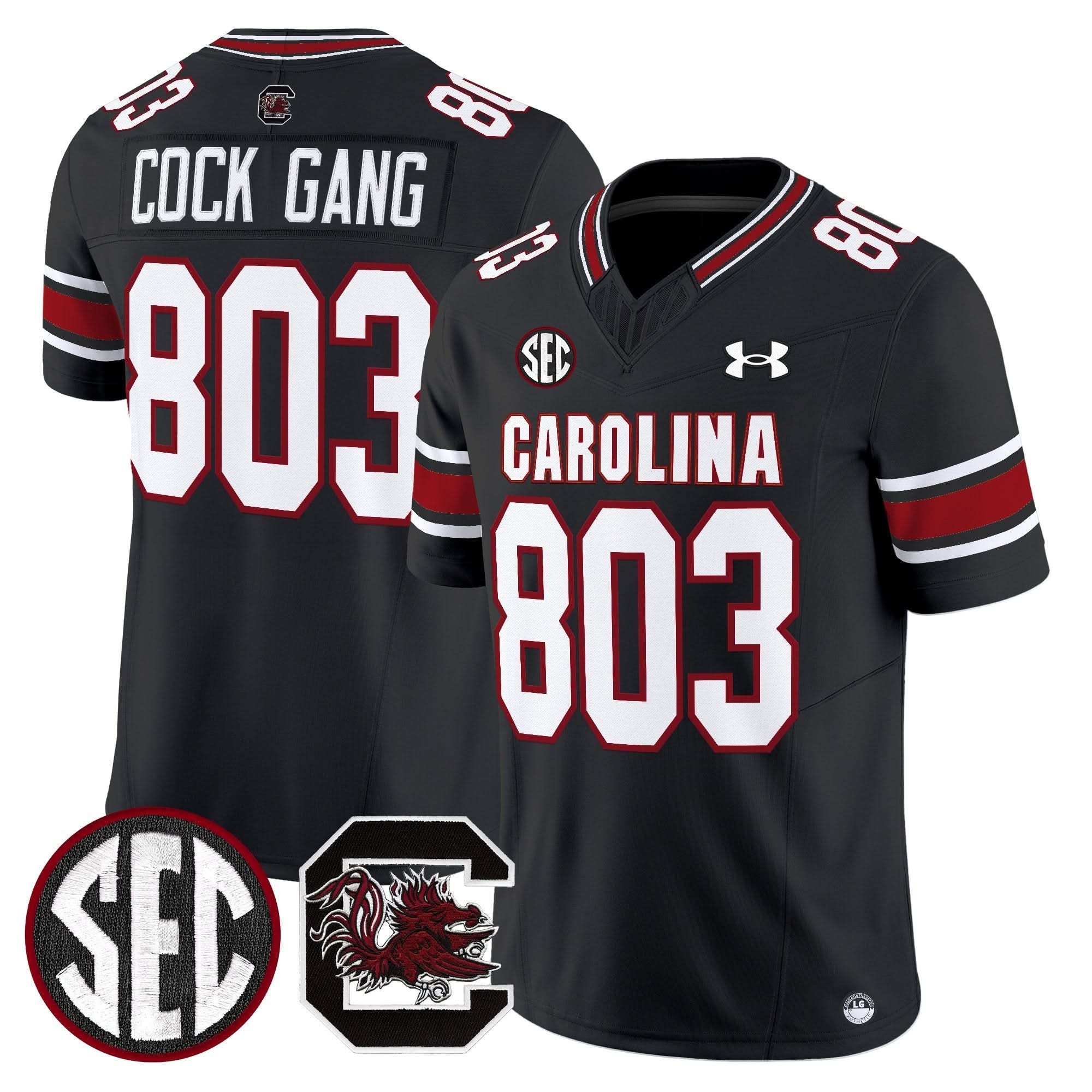 South Carolina Gamecocks 2025 Vapor Limited Jersey - All Stitched - Image 4
