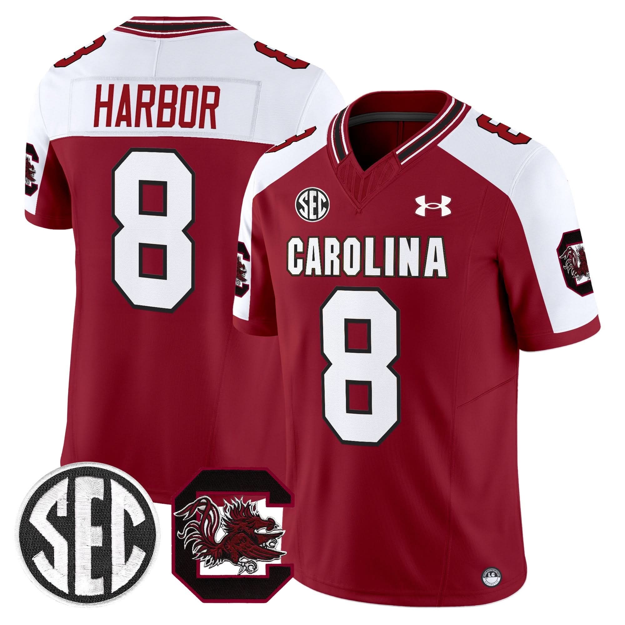 South Carolina Gamecocks 2025 Vapor Limited Jersey - All Stitched - Image 7