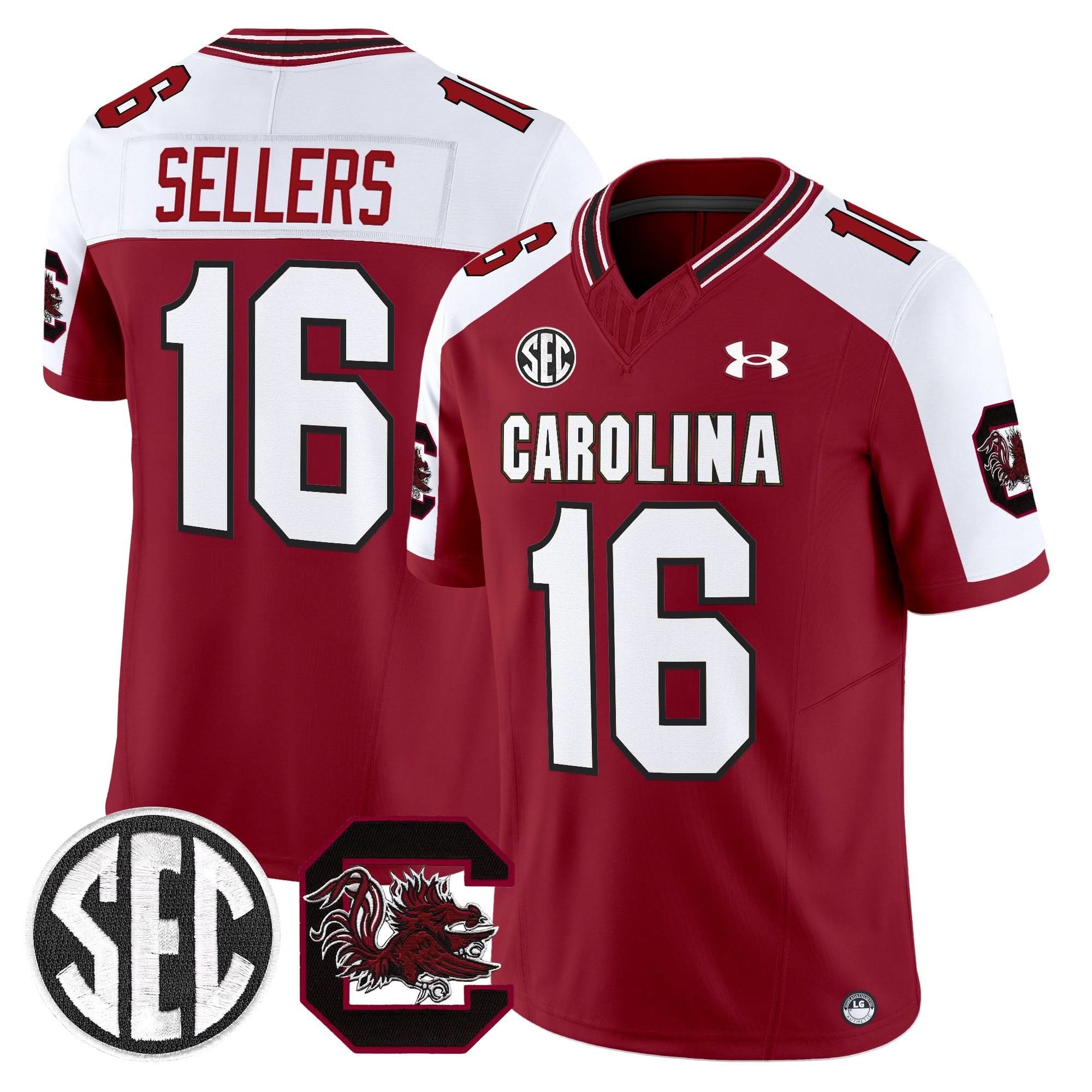 South Carolina Gamecocks 2025 Vapor Limited Jersey - All Stitched - Image 2