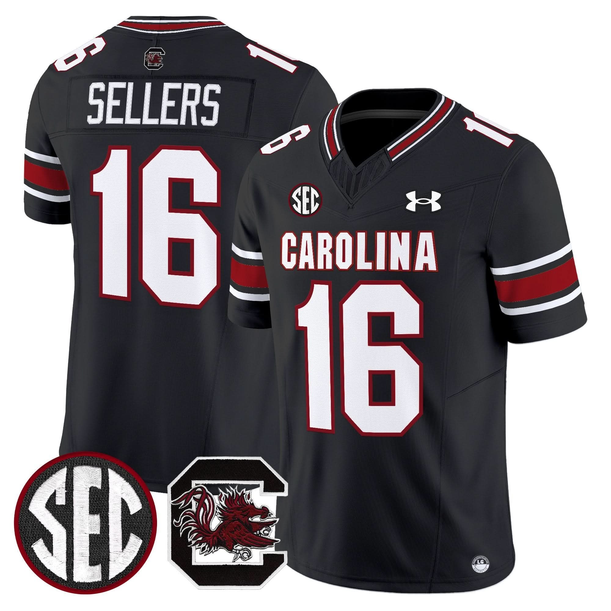 South Carolina Gamecocks 2025 Vapor Limited Jersey - All Stitched - Image 29