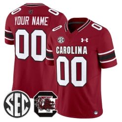 Custom South Carolina Gamecocks Jersey 2025 Vapor Limited - All Stitched