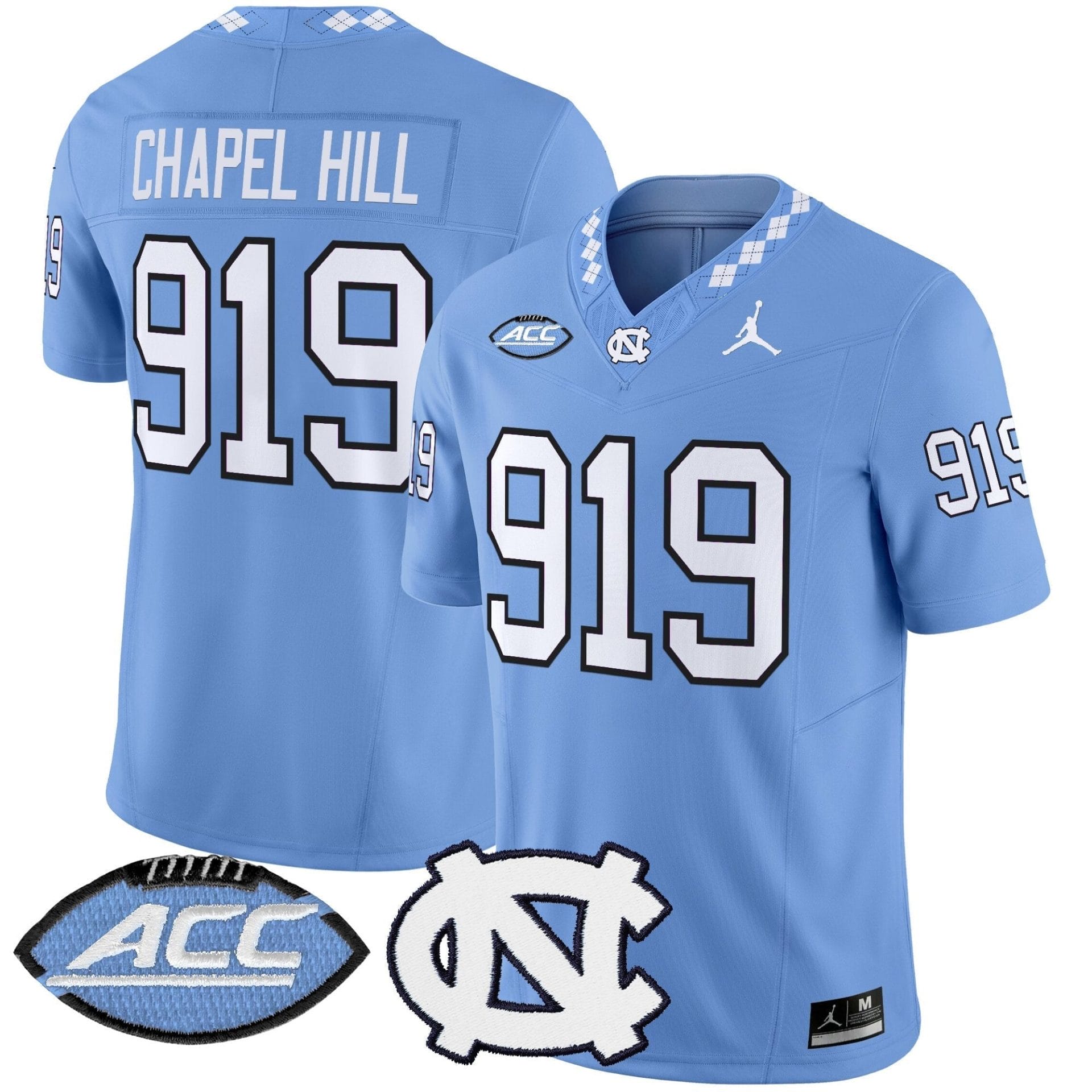 North Carolina Tar Heels 2025 Vapor Limited Jersey - All Stitched - Image 41