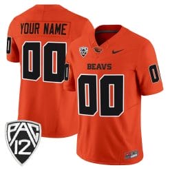 Alternative view of Custom Oregon State Beavers Jersey Name, Number 2025 Vapor Limited All Stitched