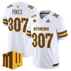 Alternative view of Wyoming Cowboys 2025 Vapor Limited Jersey - All Stitched