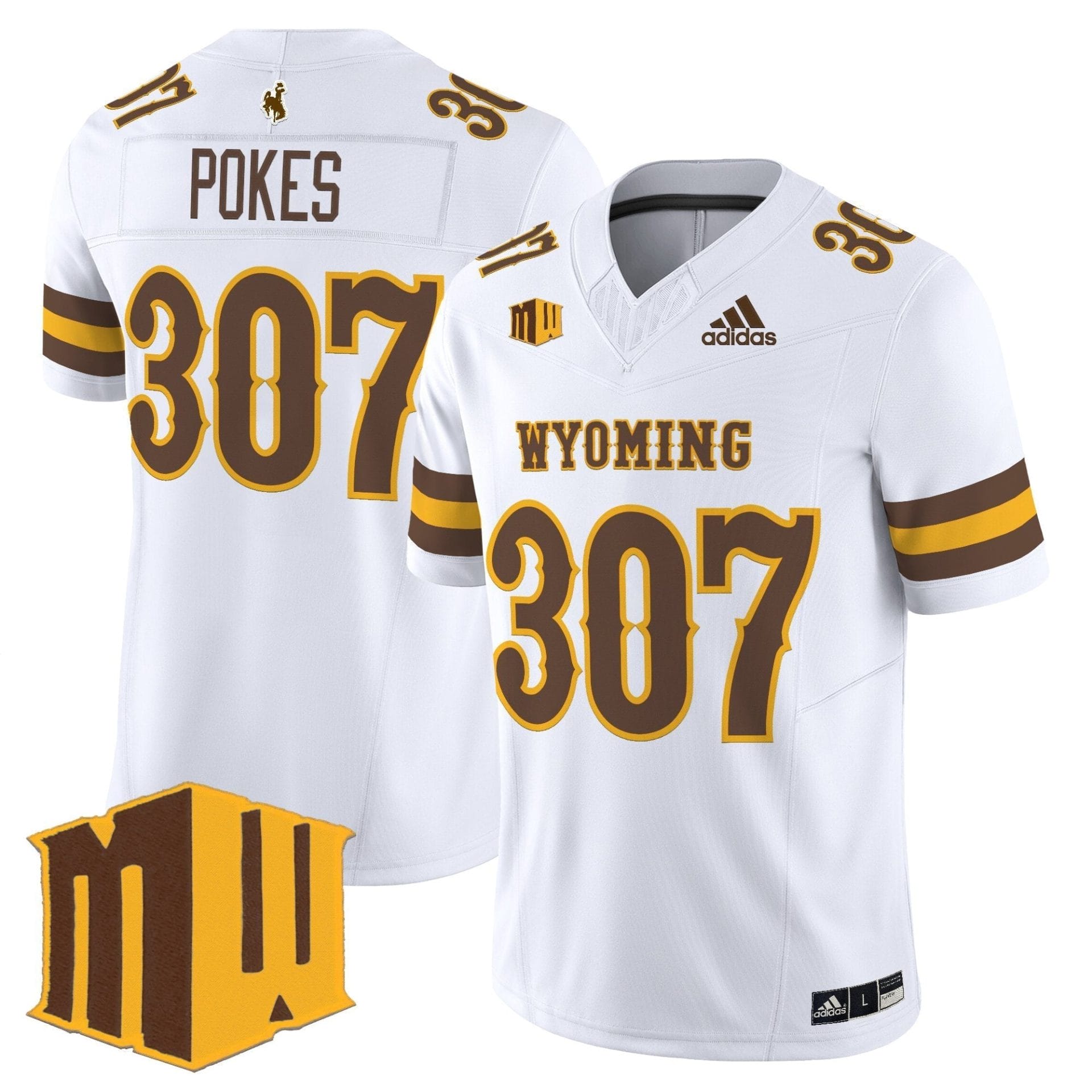 Wyoming Cowboys 2025 Vapor Limited Jersey - All Stitched - Image 2