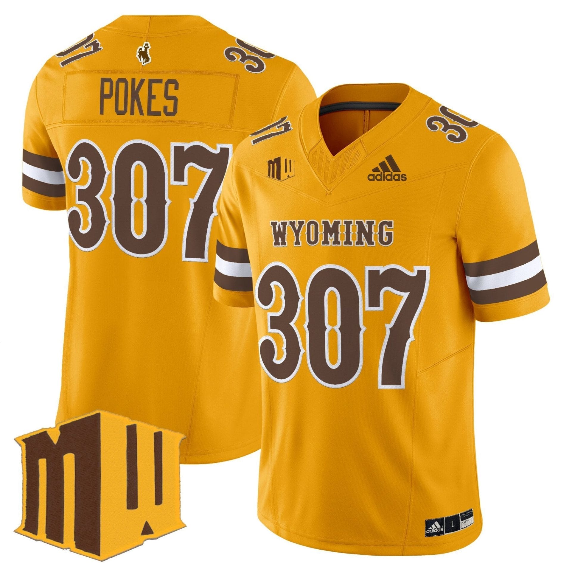 Wyoming Cowboys 2025 Vapor Limited Jersey - All Stitched - Image 11