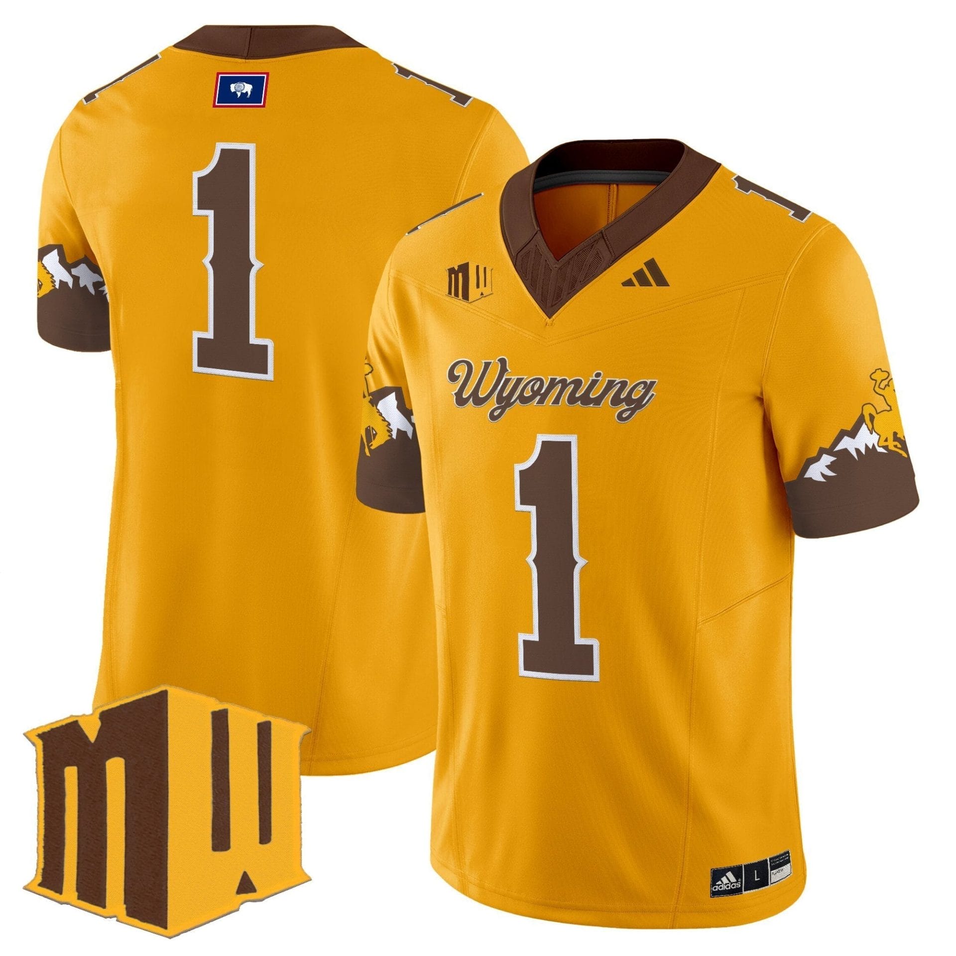 Wyoming Cowboys 2025 Vapor Limited Jersey - All Stitched - Image 33