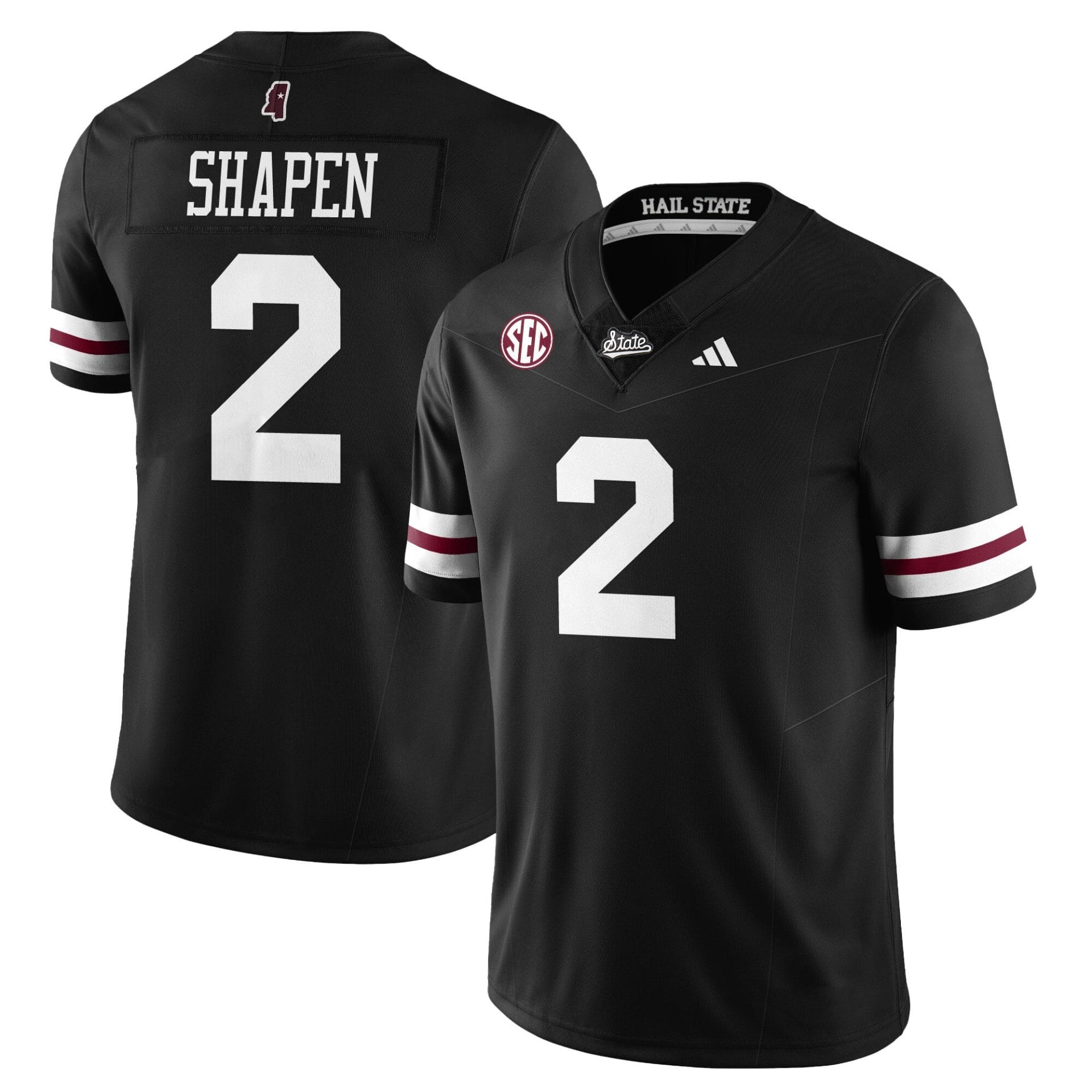 Mississippi State Football "Darkness" Limited Jersey - All Stitched - Image 2