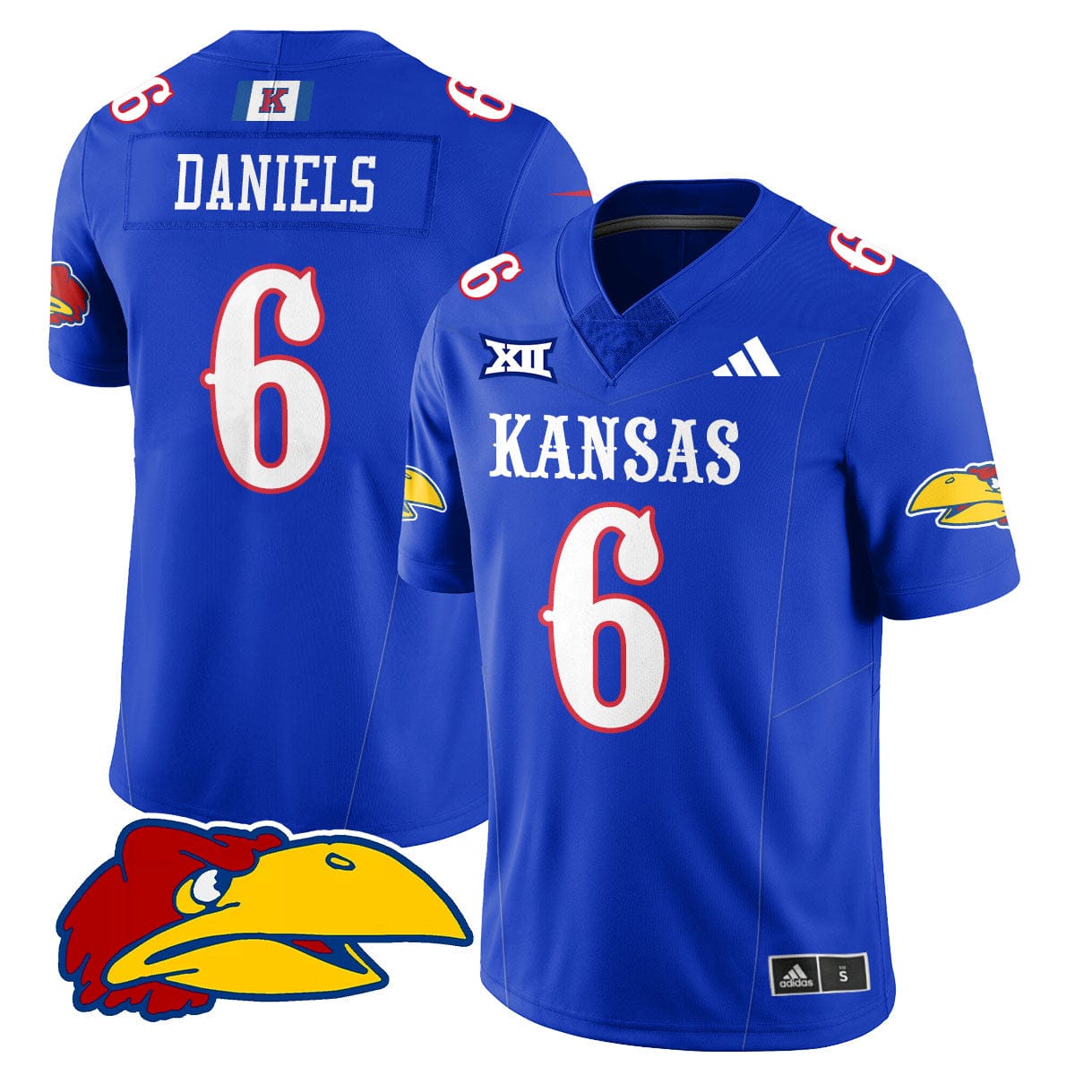Kansas Jayhawks Football 2025 Limited Jersey - All Stitched - Image 2