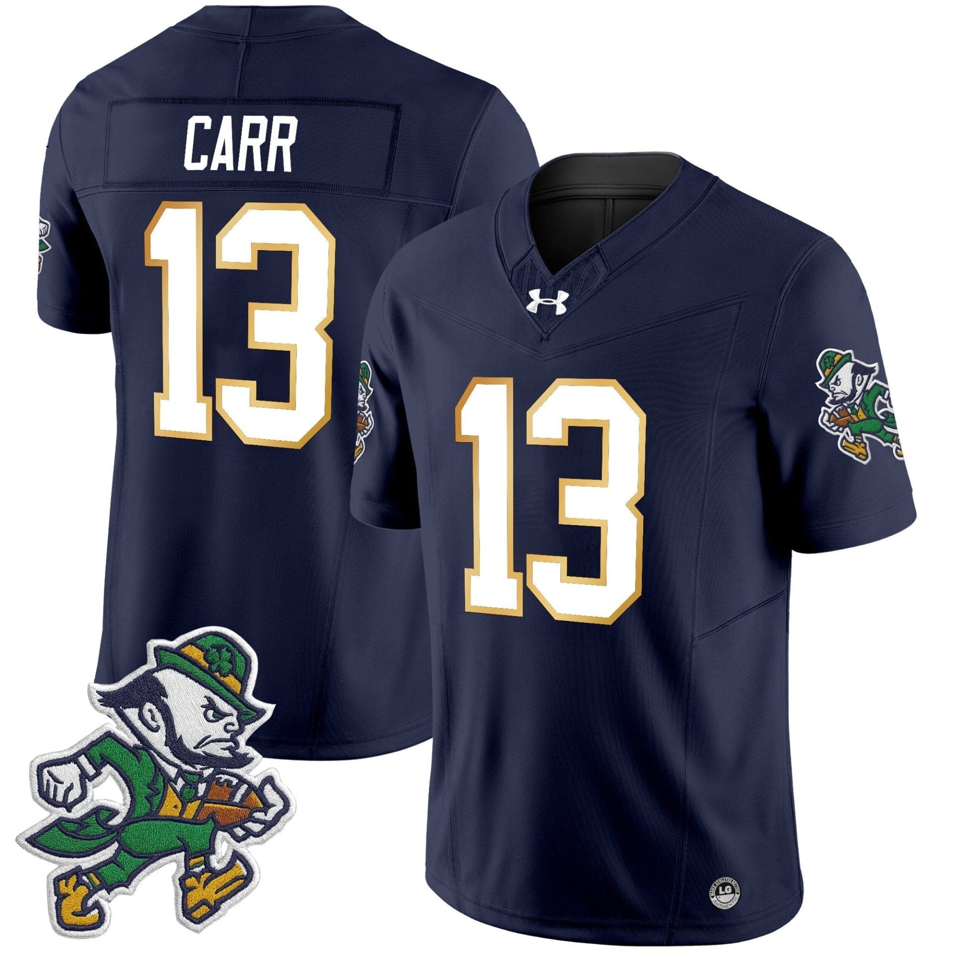 Notre Dame Fighting Irish 2025 'Gridiron Leprechaun Edition' Vapor Limited Jersey – All Stitched - Image 12