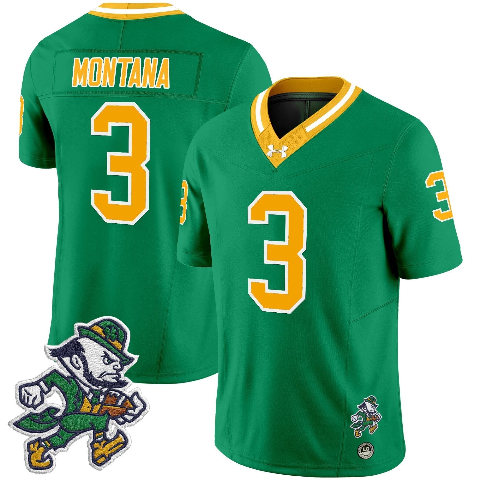 Notre Dame Fighting Irish 2025 'Gridiron Leprechaun Edition' Vapor Limited Jersey – All Stitched - Image 30