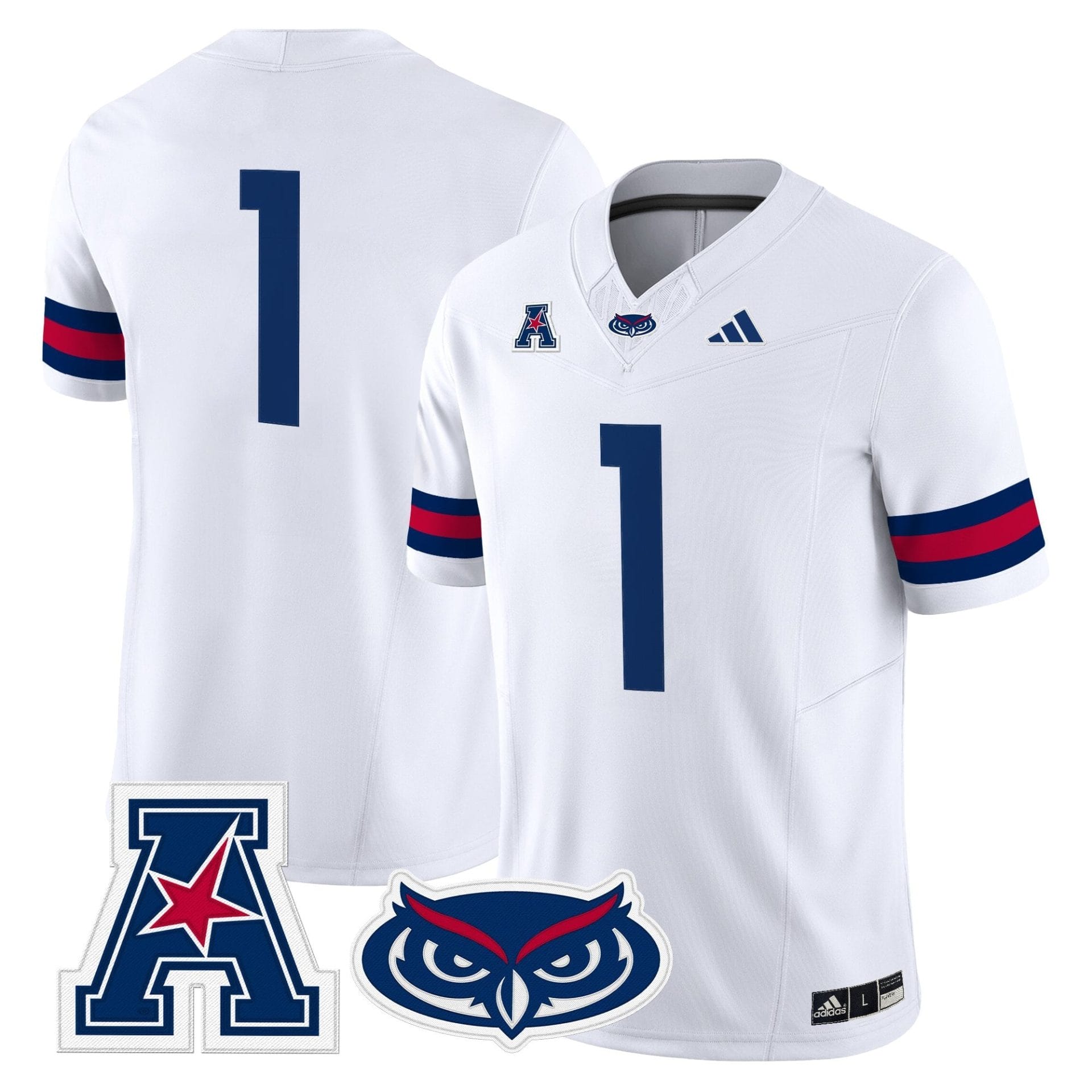Florida Atlantic Owls 2025 Vapor Limited Jersey - All Stitched - Image 12