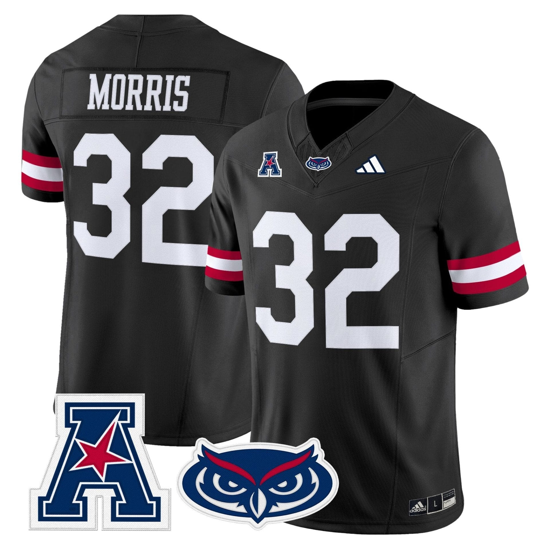 Alternative view of Florida Atlantic Owls 2025 Vapor Limited Jersey - All Stitched