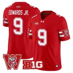 Wisconsin Badgers Throwback Vapor Limited Jersey - All Stitched