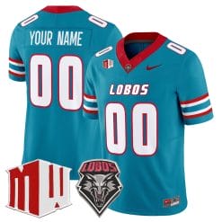 Custom New Mexico Lobos Jersey Name, Number 2025 Limited Stitched All Colors