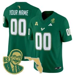 Alternative view of South Florida Bulls 'Lee Roy Selmon Legacy Edition' Vapor Limited Custom Jersey - All Stitched