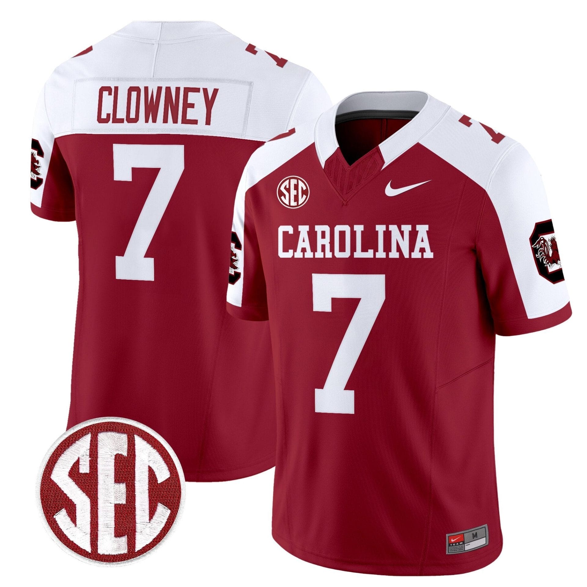 South Carolina Gamecocks 1980 Throwback Vapor Limited Jersey – Rebrand 2026 – All Stitched - Image 21