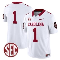 Alternative view of South Carolina Gamecocks 1980 Throwback Vapor Limited Jersey – Rebrand 2026 – All Stitched
