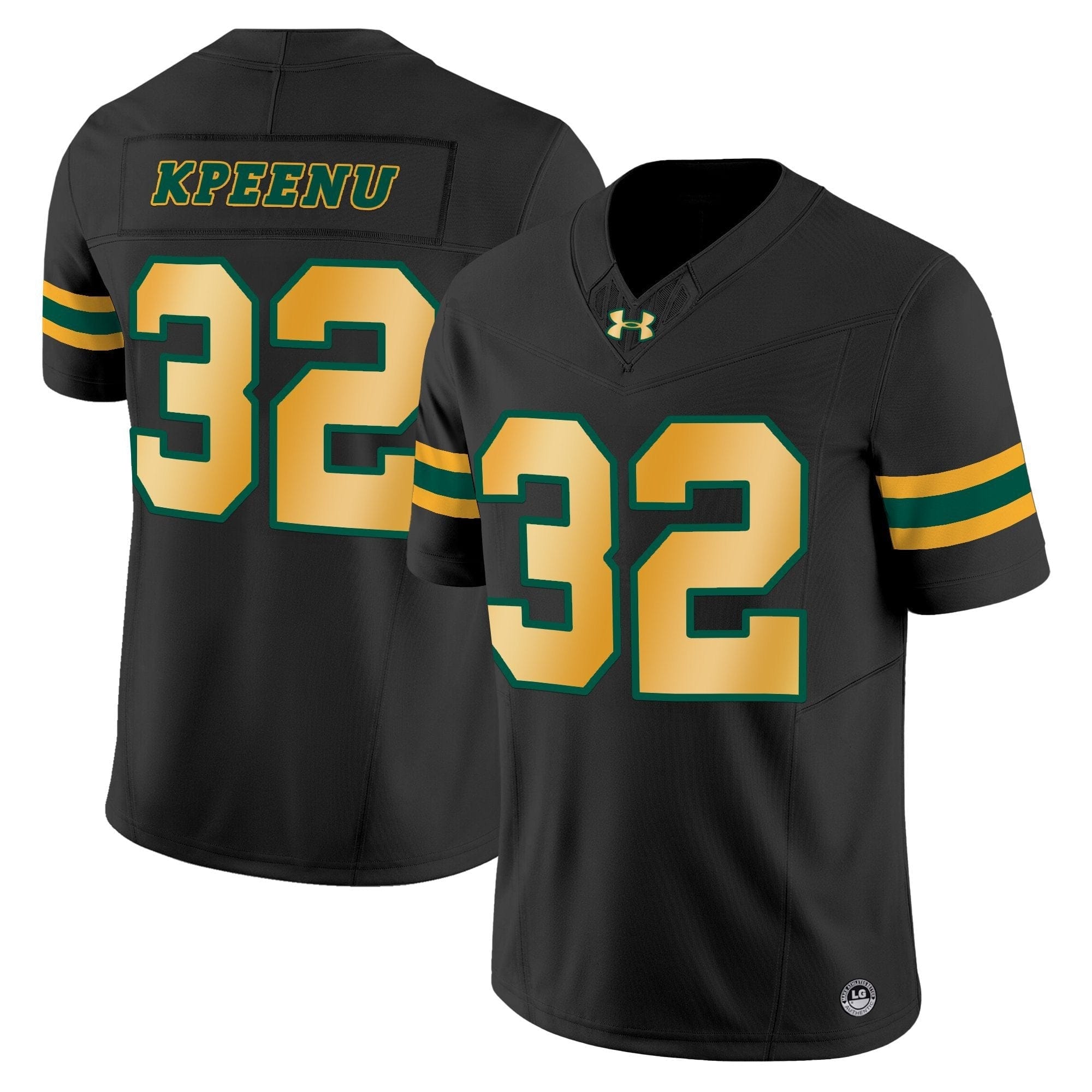 North Dakota State Bison Vapor Limited Jersey - All Stitched - Image 6