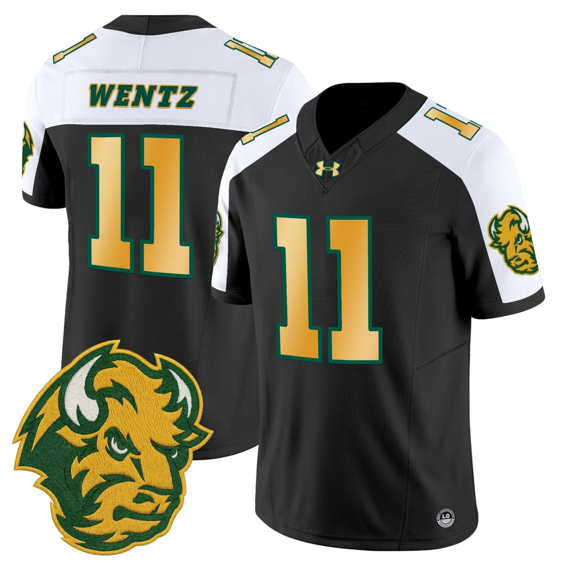 North Dakota State Bison Vapor Limited Jersey - All Stitched - Image 31