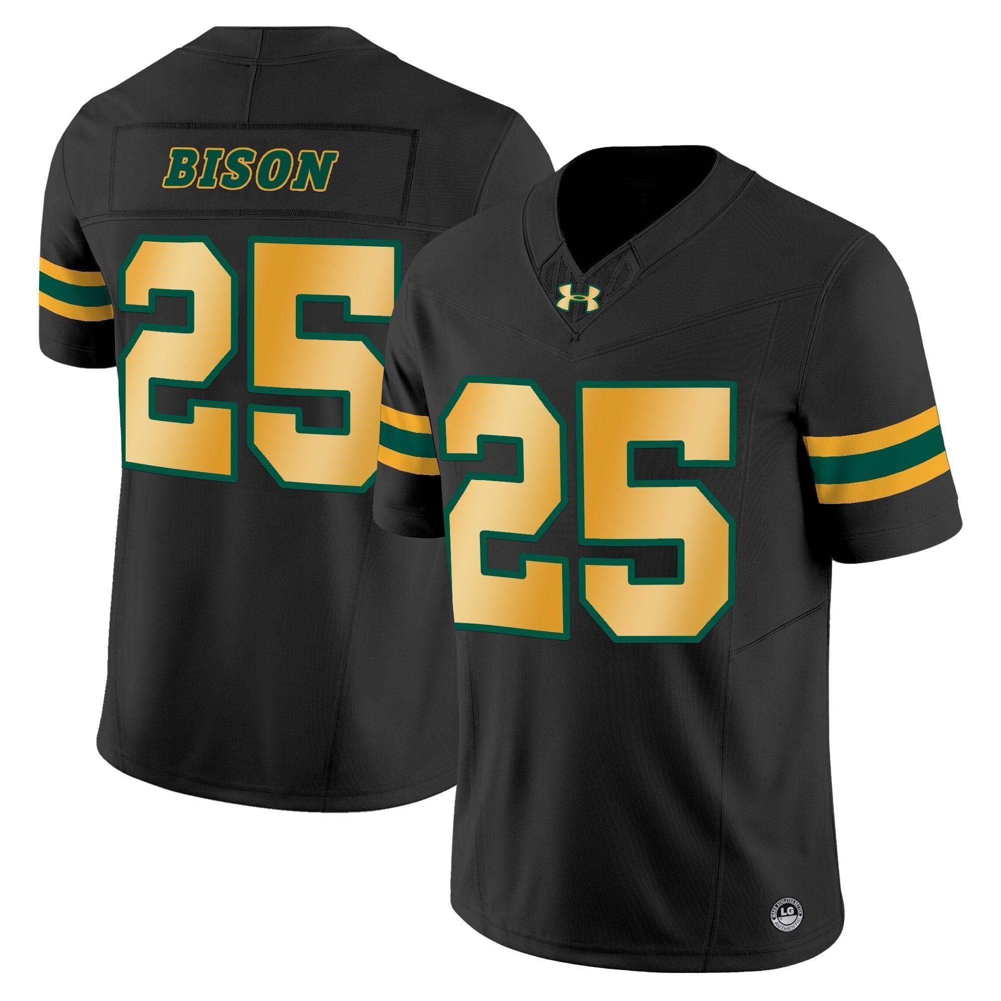 North Dakota State Bison Vapor Limited Jersey - All Stitched - Image 11