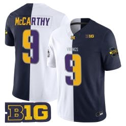 Alternative view of J.J. McCarthy Split Vapor Limited Jersey - All Stitched