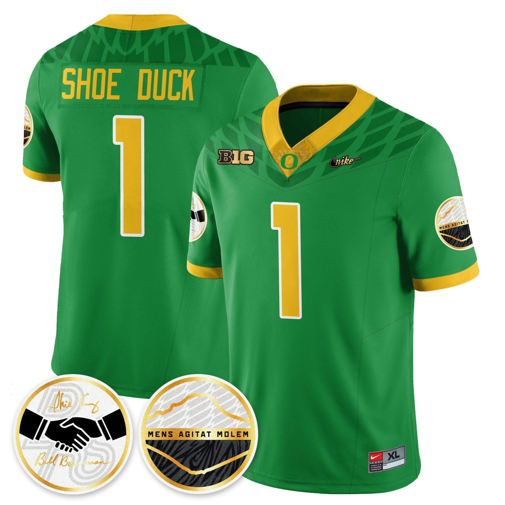 Oregon Ducks 2025 "Shoe Duck" Jersey - All Stitched - Image 10