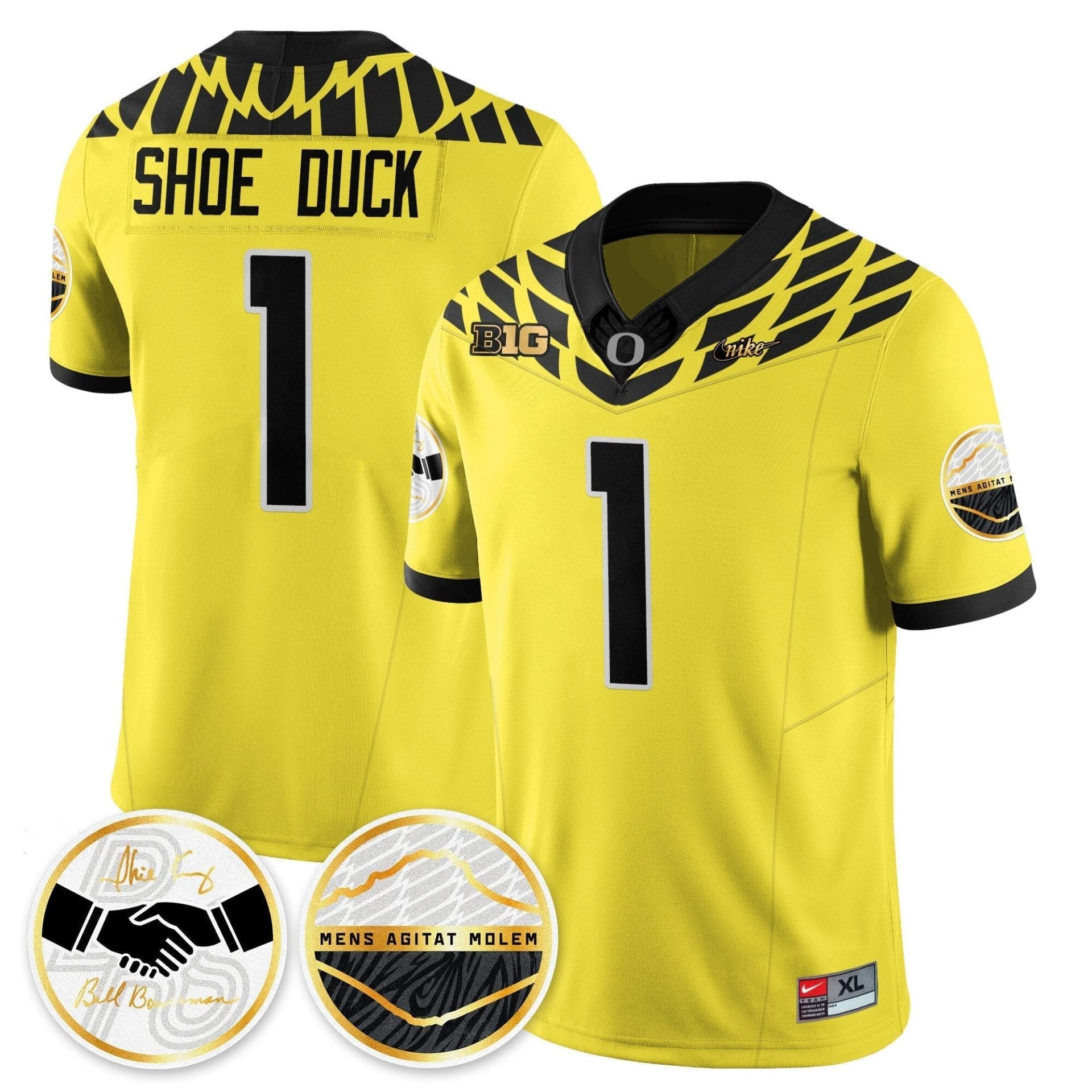 Oregon Ducks 2025 "Shoe Duck" Jersey - All Stitched - Image 19