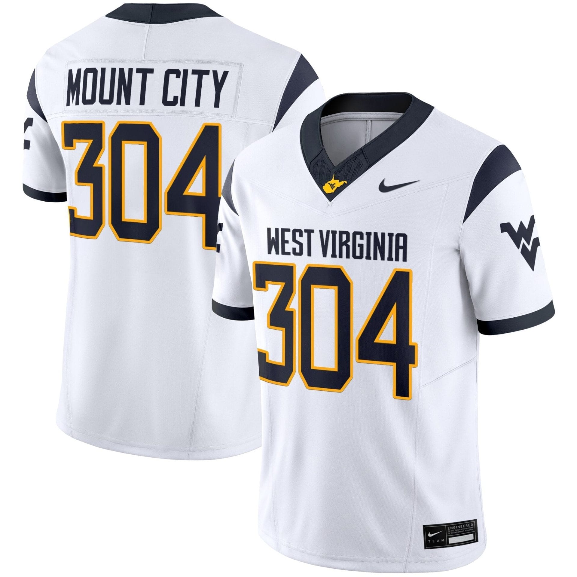 West Virginia Mountaineers 2025 Vapor Limited Jersey - All Stitched - Image 32