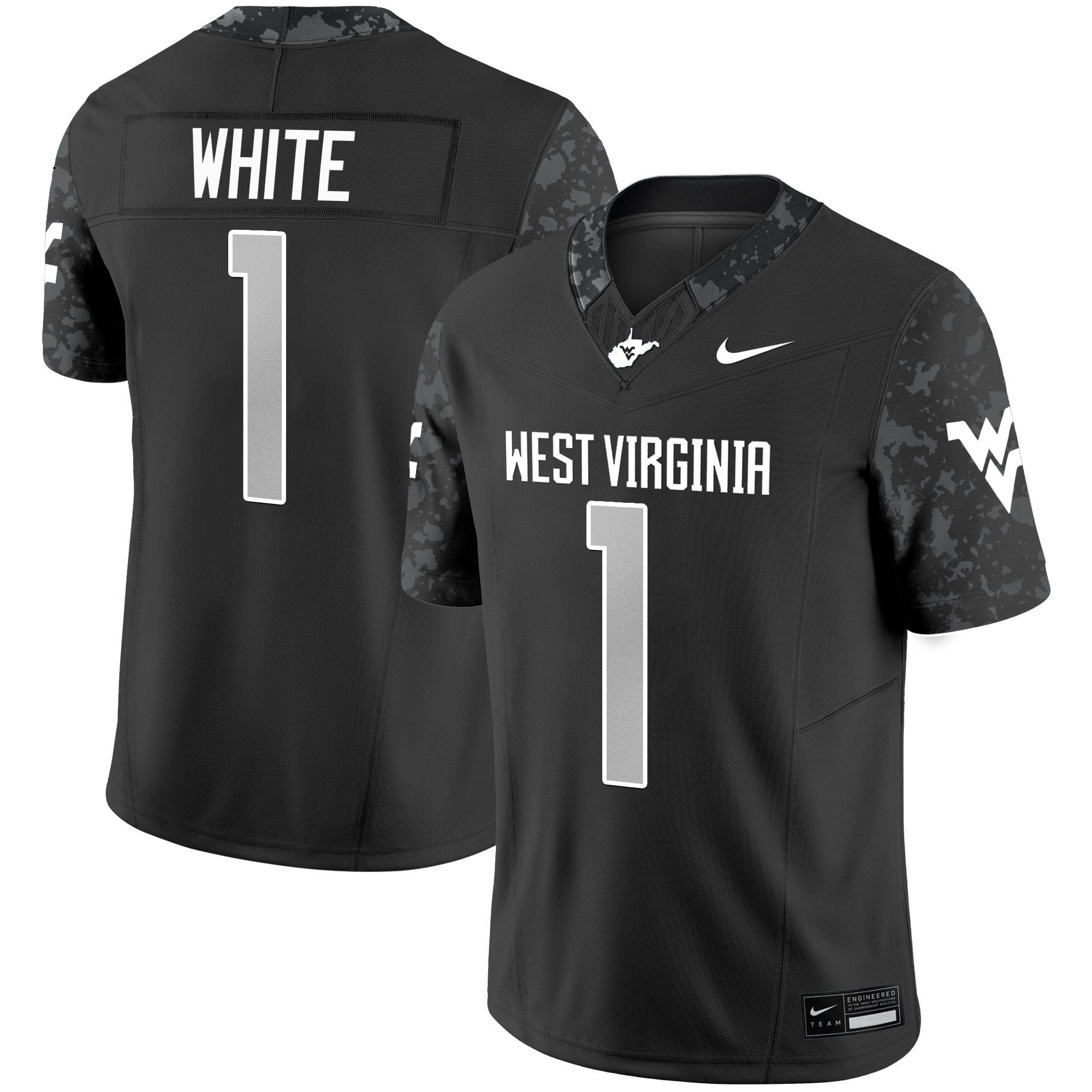West Virginia Mountaineers 2025 Vapor Limited Jersey - All Stitched - Image 8