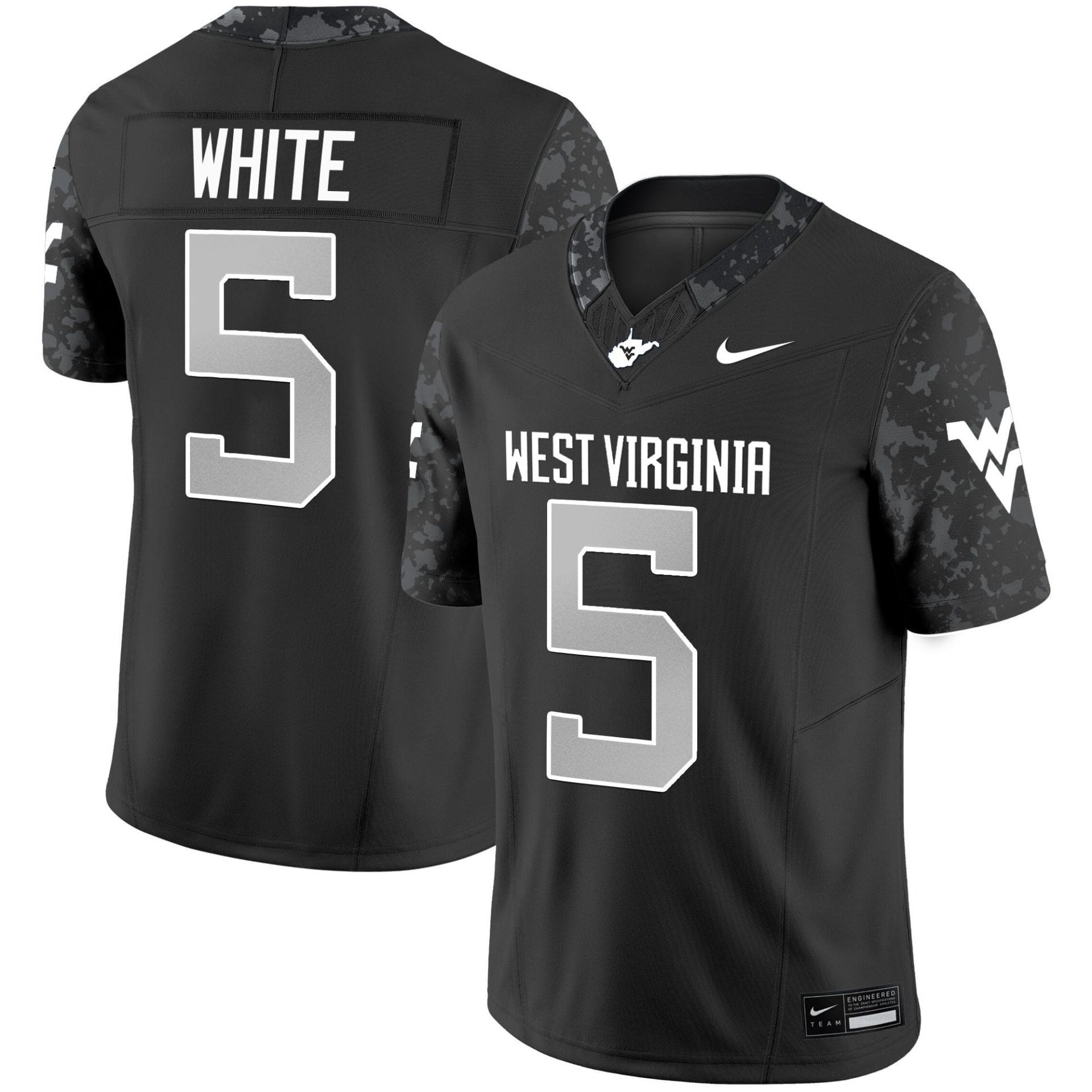 West Virginia Mountaineers 2025 Vapor Limited Jersey - All Stitched - Image 21
