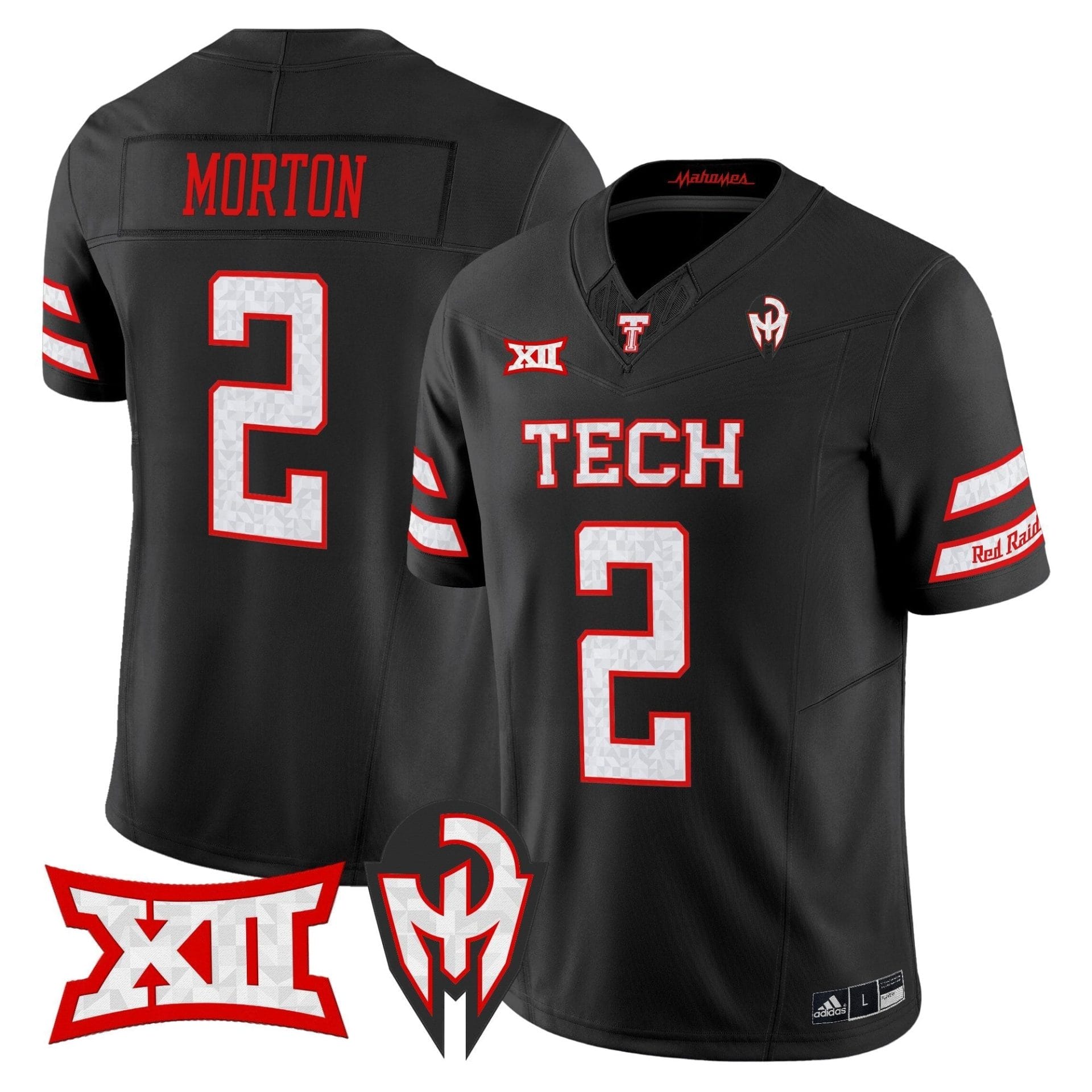 Texas Tech Red Raiders 'Too Cold' Vapor Limited Jersey - Mahomes Collection - All Stitched - Image 9