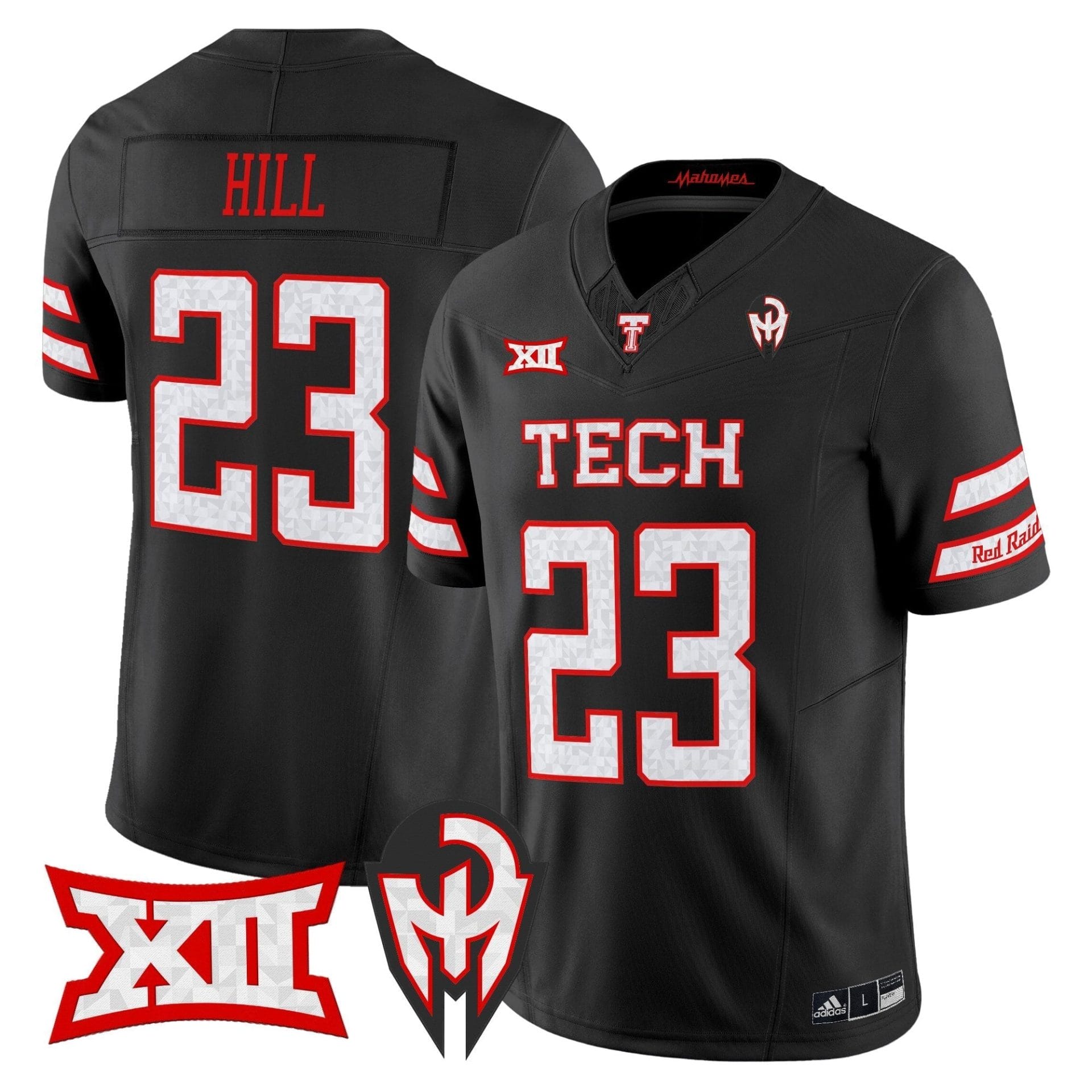 Texas Tech Red Raiders 'Too Cold' Vapor Limited Jersey - Mahomes Collection - All Stitched - Image 10